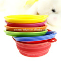 Hot Selling China Manufacturer Collapsible Food Grade Silicone Heated Pet Bowl/Collapsible Pet Dog Cat Bowl